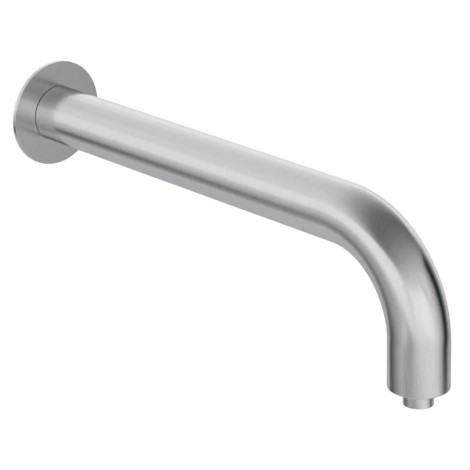 Deante Silia wylewka prysznicowa ścienna 380mm stal szczotkowana