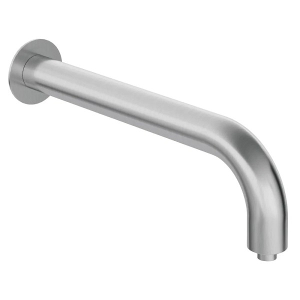 Deante Silia wylewka prysznicowa ścienna 380mm stal szczotkowana