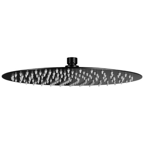 Laveo Rondo deszczownia górna 300 mm stal czarna