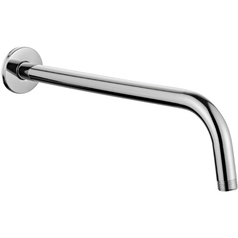 Laveo Rondo wylewka ścienna deszczowni 337mm chrom
