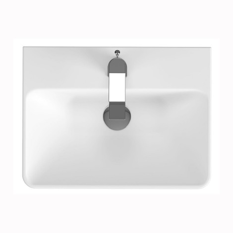Cersanit Mille umywalka meblowa slim 50x38 cm biała