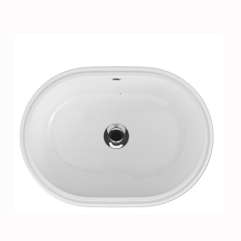 Cersanit Caspia umywalka podblatowa 55x41 cm biała