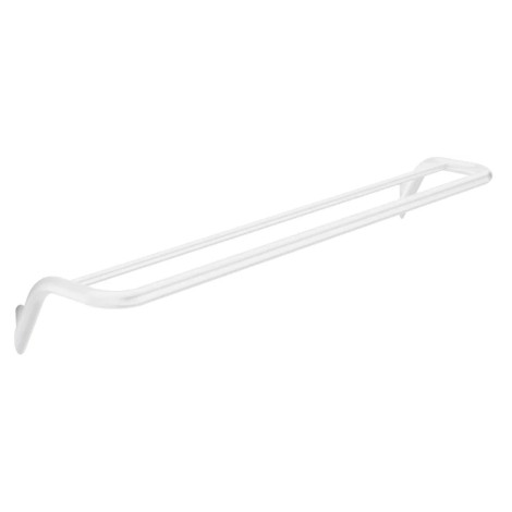 Deante Silia wieszak na ręcznik podwójny ścienny biały 61,5cm