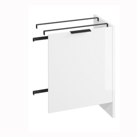 Cersanit City szafka na pralkę z drzwiami 65 cm biała