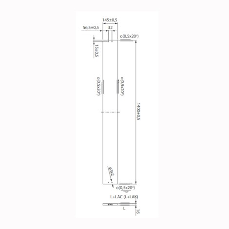 Cersanit city cokół meblowy 140 cm biały