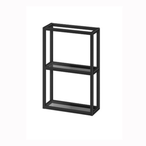 Cersanit Zen szafka łazienkowa wisząca 40 cm czarna