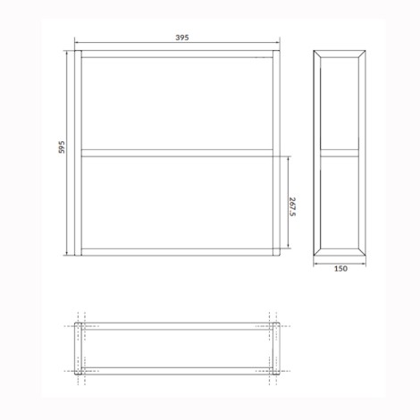 Cersanit Zen szafka łazienkowa wisząca 40 cm czarna