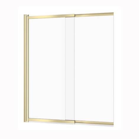 Cersanit Larga parawan nawannowy dwuskrzydłowy 140x115 cm złoty matowy