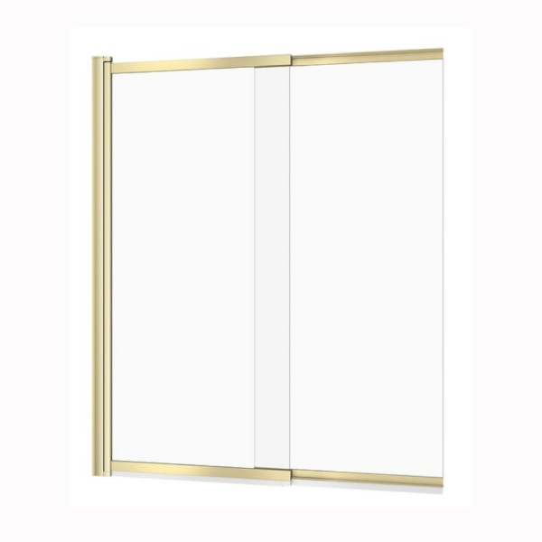 Cersanit Larga parawan nawannowy dwuskrzydłowy 140x115 cm złoty matowy