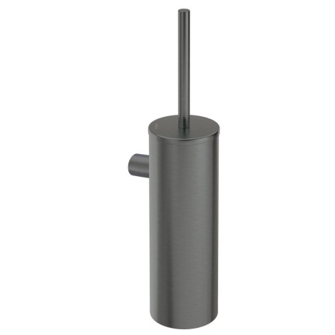 Deante Round szczotka WC wisząca titanium