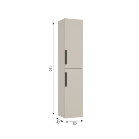 Defra Faro C30 słupek szary kaszmir 30cm