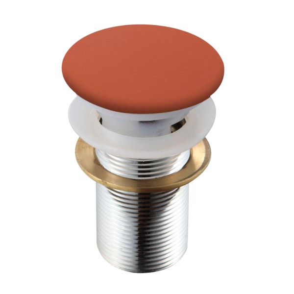 UPTREND korek click-clack ceramiczny okrągły red mat bez przelewu