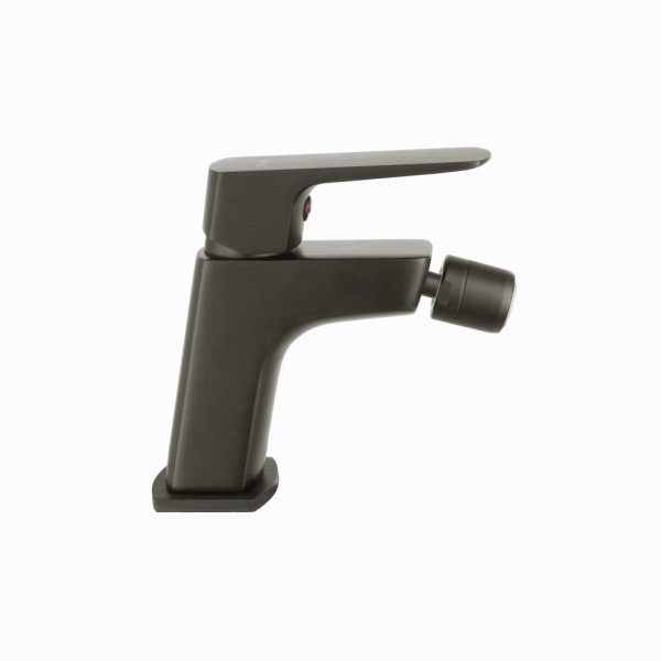 Ferro Vitto Verdeline bateria bidetowa stojąca gun metal.