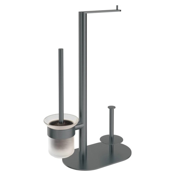 Deante Round stojak na papier 3-funkcyjny titanium