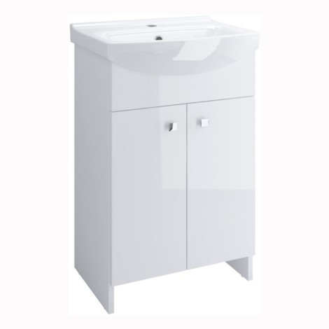 Cersanit Essentials Basic zestaw szafka podumywalkowa + umywalka 50 cm biała