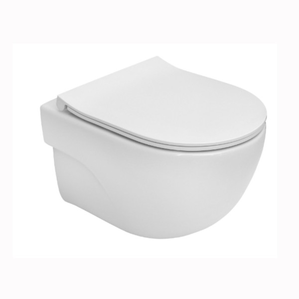 Roca Meridian miska WC podwieszana z deską wolnoopadającą slim biała