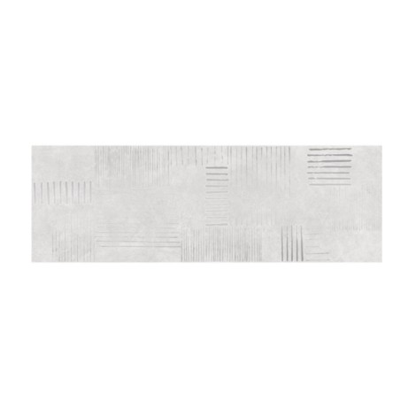 Cersanit Quantum lines grey płytka ścienna satyna 25x75cm
