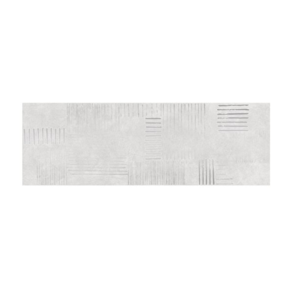 Cersanit Quantum lines grey płytka ścienna satyna 25x75cm