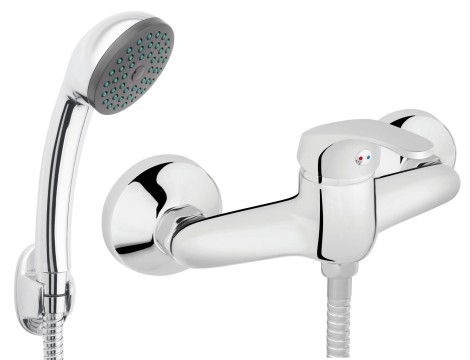 Ferro Basic bateria natryskowa z kompletem natryskowym chrom