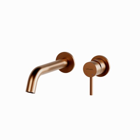 Valvex Cannoli bateria umywalkowa podtynkowa satin copper.