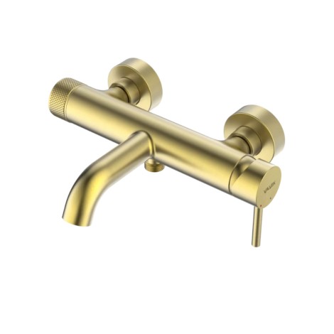 Valvex Cannoli bateria wannowa ścienna bez natrysku brushed gold