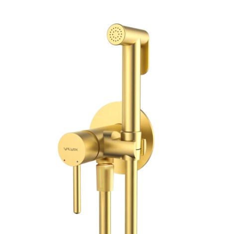 Valvex Cannoli bateria bidetowa podtynkowy brushed gold