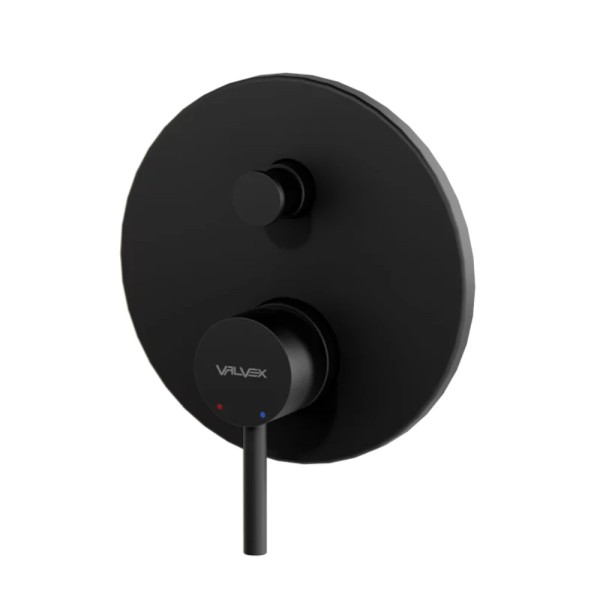 Valvex Cannoli bateria natryskowa podtynkowa 2-funkcyjna black