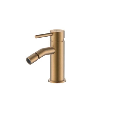 Valvex Cannoli bateria bidetowa stojąca satin copper
