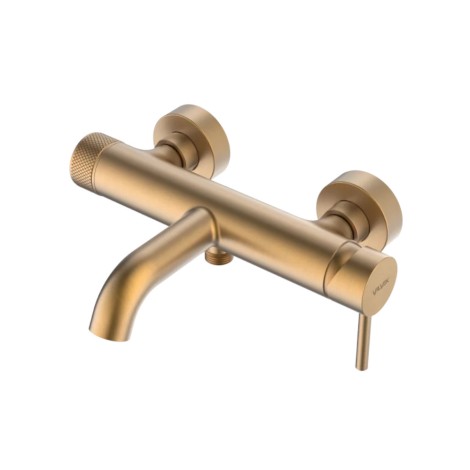 Valvex Cannoli bateria wannowa ścienna bez natrysku satin copper