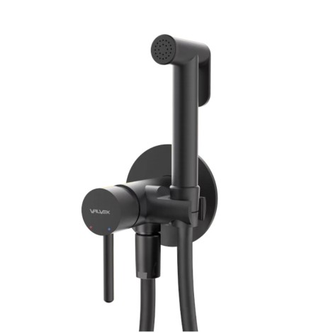 Valvex Cannoli bateria bidetowa podtynkowy gun metal