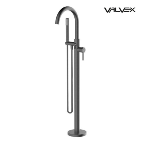 Valvex Cannoli bateria wannowa wolnostojąca gun metal