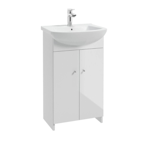 Deante Venus D50 zestaw szafka z umywalką biały 50x29cm