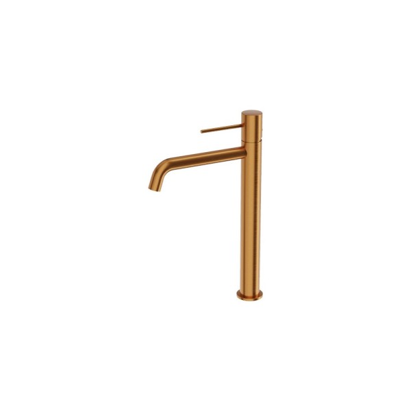 Lavita Orion bateria umywalkowa wysoka brushed copper