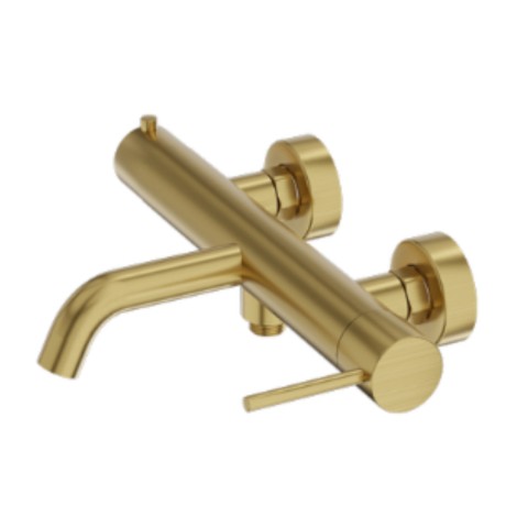 Lavita Orion bateria wannowo-prysznicowa brushed gold