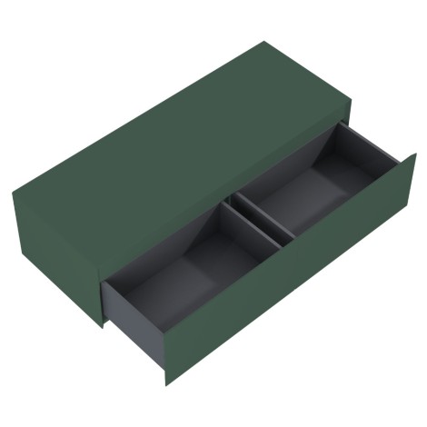 Roca Elita Split slim 120 2S z blatem PDF forest green matt