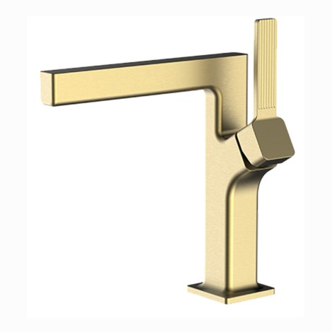 Valvex Alibi bateria umywalkowa stojąca brushed gold