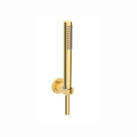 Valvex Round natrysk punktowy brushed gold.