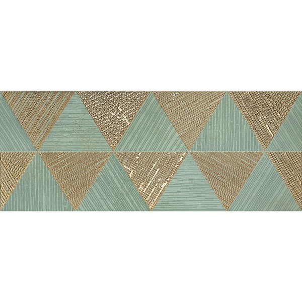 Tubądzin Goldgreen mix dekor ścienny  22,0 X 7,2.