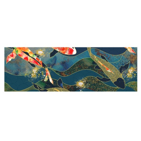 Ceramica Bianca  Red Koi 2 dekor płytka ścienna 30x90cm