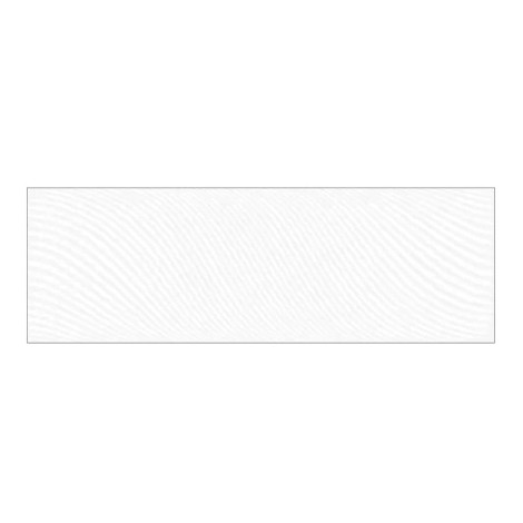 Ceramica Bianca Perla white onda płytka ścienna 30x90cm