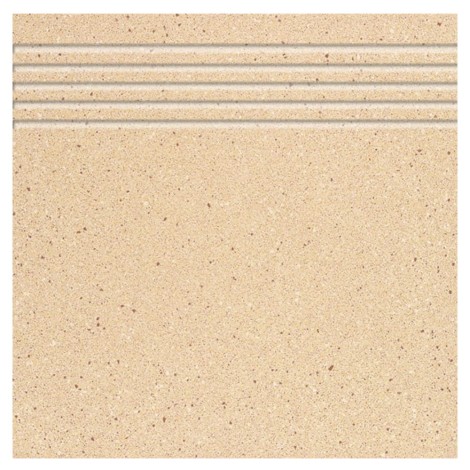 Nowa Gala Quarzite QZ 03 ciemny beż stopnica 30x30x0,8cm