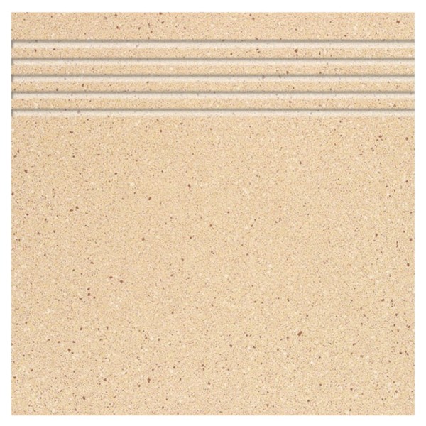 Nowa Gala Quarzite QZ 03 ciemny beż stopnica 30x30x0,8cm