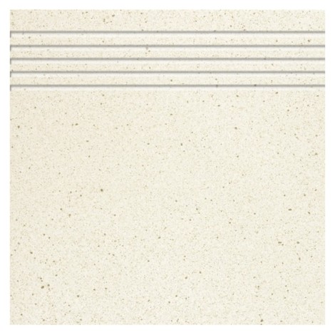 Nowa Gala Quarzite 01 biały płytka gresowa stopnica 30x30x0,8cm