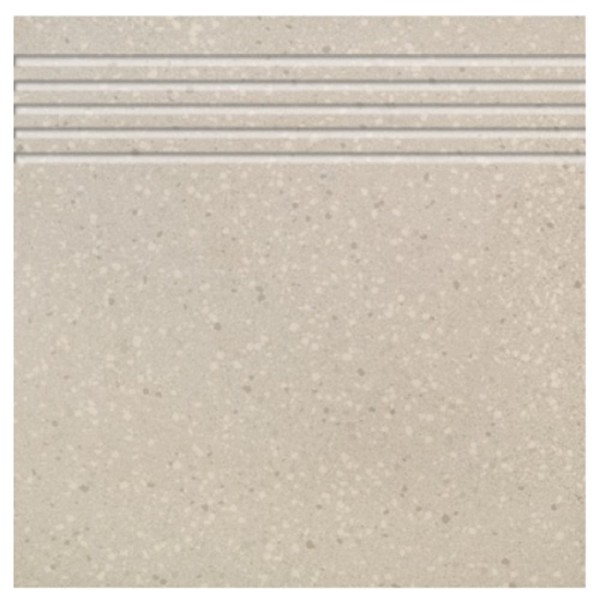 Nowa Gala Quarzite  QZ 12 jasny szary płytka gresowa stopnica 30x30x0,8cm