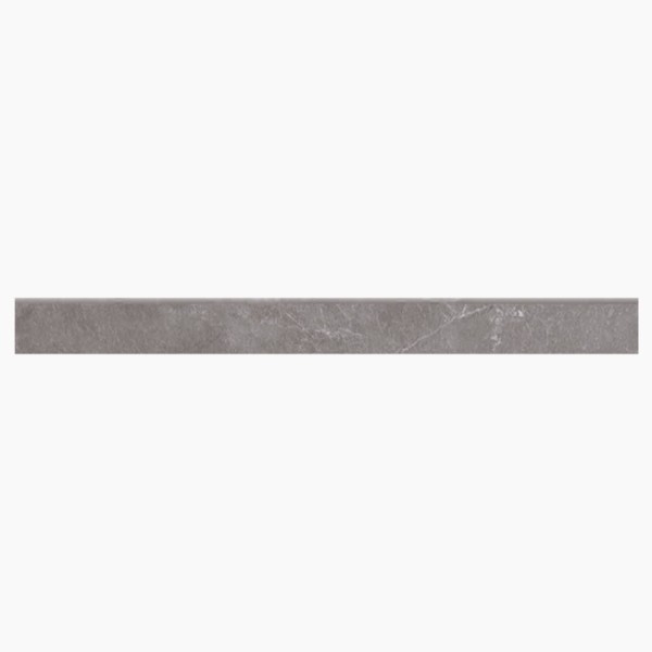 Nowa Gala Tioga TG 13 ciemnoszary płytka gresowa szkliwiona cokół półpoler 7,8x59,7x0,85 cm