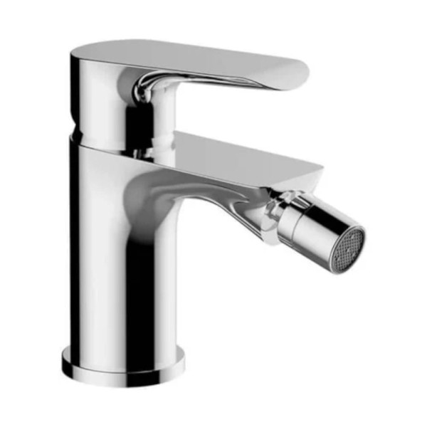 Laveo Alea bateria bidetowa stojąca z korkiem automatycznym chrom