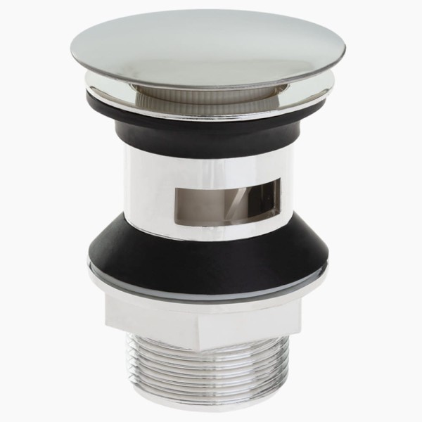 Kuchinox Korek spustowy klik-klak z przelewem O G 1?4" chrom