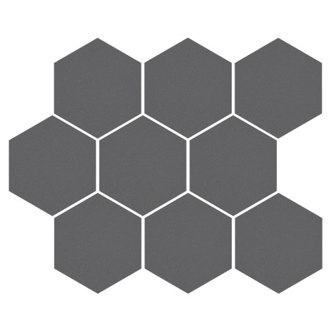 Cerrad Cambia grafit mozaika heksagon lappato 33,4x27,5x0,8cm