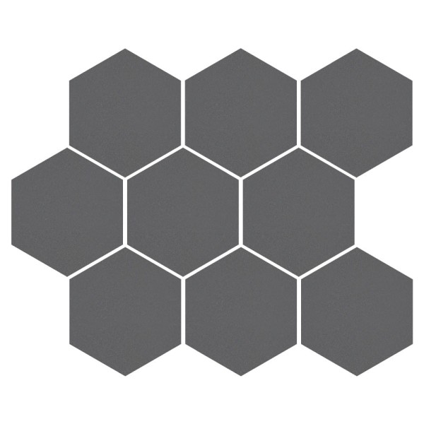 Cerrad Cambia grafit mozaika heksagon lappato 33,4x27,5x0,8cm