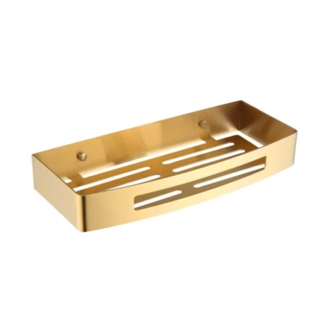 Omnires Uni koszyk prysznicowy złoty szczotkowany